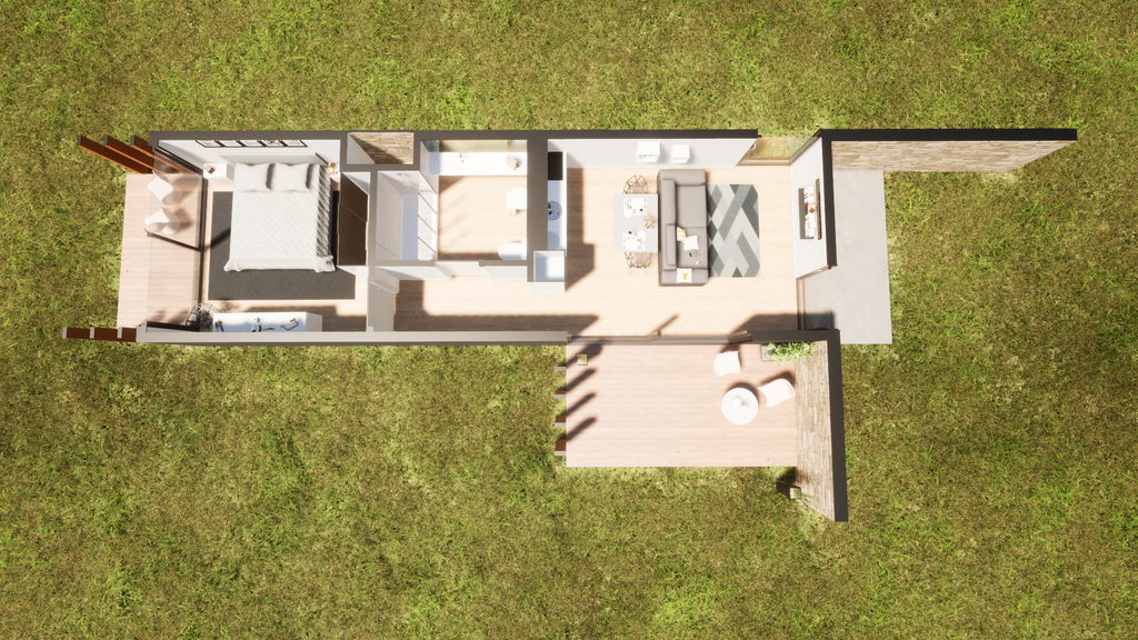 Casa T1 - 51m²
